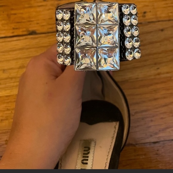 Embellished Miu Miu Platform Heels - Picture 6 of 8